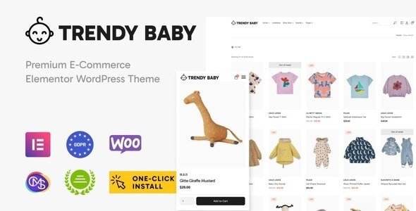 Trendy Baby 1.0.2 – Children and Kids Store WordPress Theme