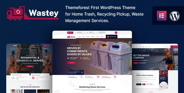 Wastey – Waste and Disposal WordPress Theme