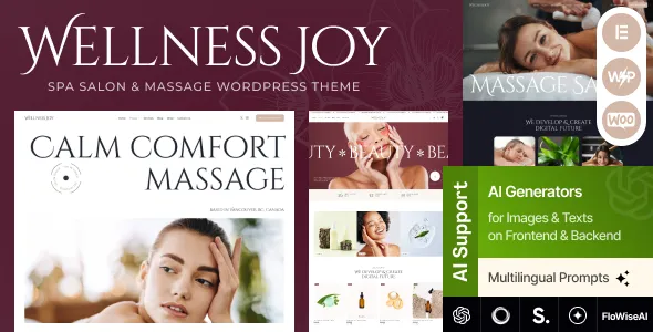 Wellness Joy – Spa Salon & Massage WordPress Theme
