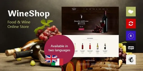 WineShop – Food & Wine Online Store WordPress Theme