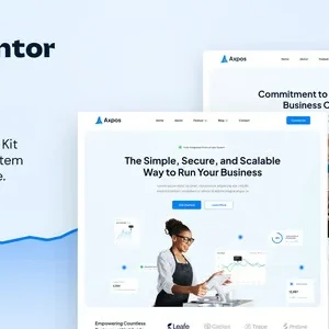 Axpos – Point Of Sale Software & SaaS Landing Page Elementor Template Kit