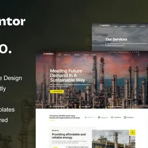 Oeelco - Oil Company & Industrial Elementor Pro Template Kit